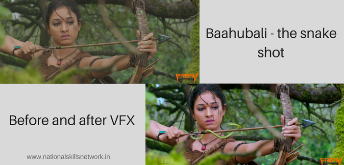 Baahubali - the snake shot