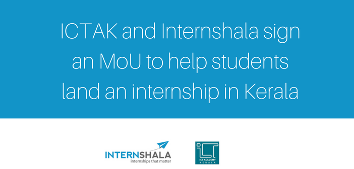 Internshala ICTAK MoU
