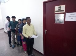 Candidates waiting for Interview