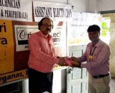 Welcoming dignitaries- 1