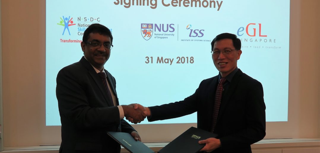 NUS Institute Singapore NSDC MoU