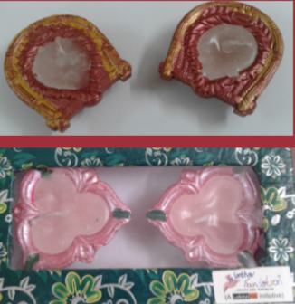Packed diyas Sambhav Foundation