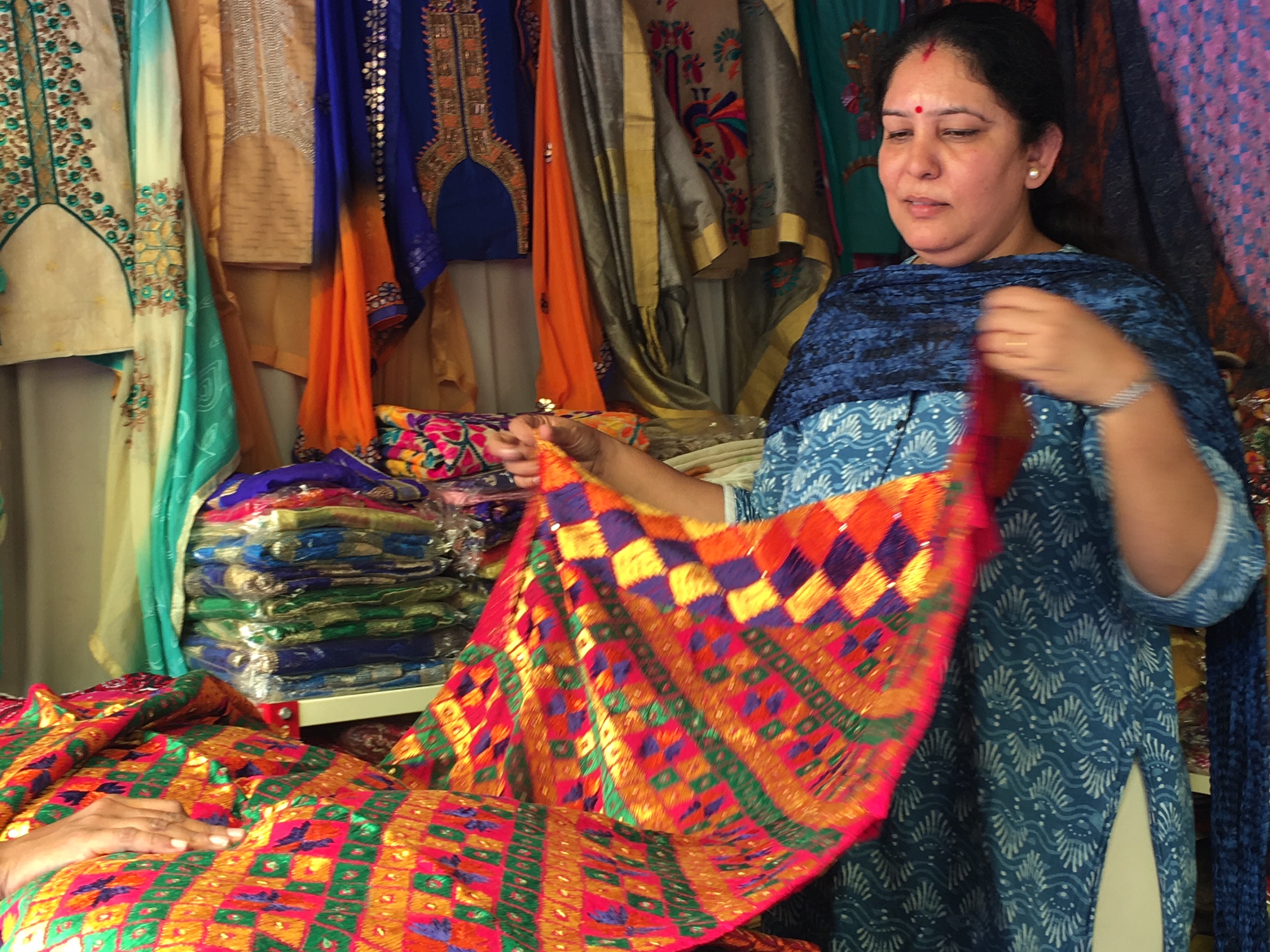 Phulkari stall Shilparamam
