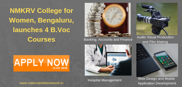 NMKRV B.Voc Courses for women