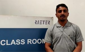 sushant sunil More Rieter apprentice