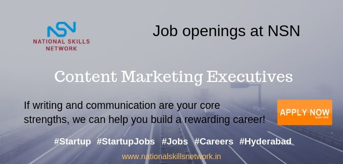 Job openings at NSN - Content Marketing Executives