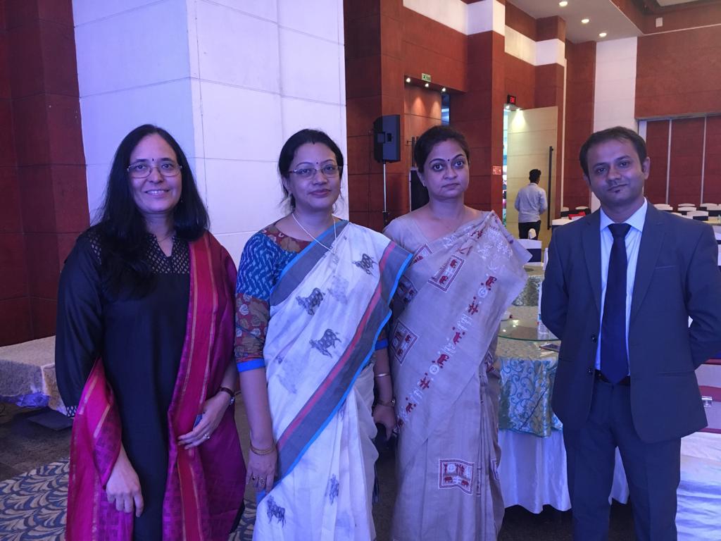 Madhuri Dubey with CII East team