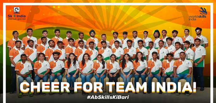 Team India for WorldSkills International Competition 2019 at Kazan Russia