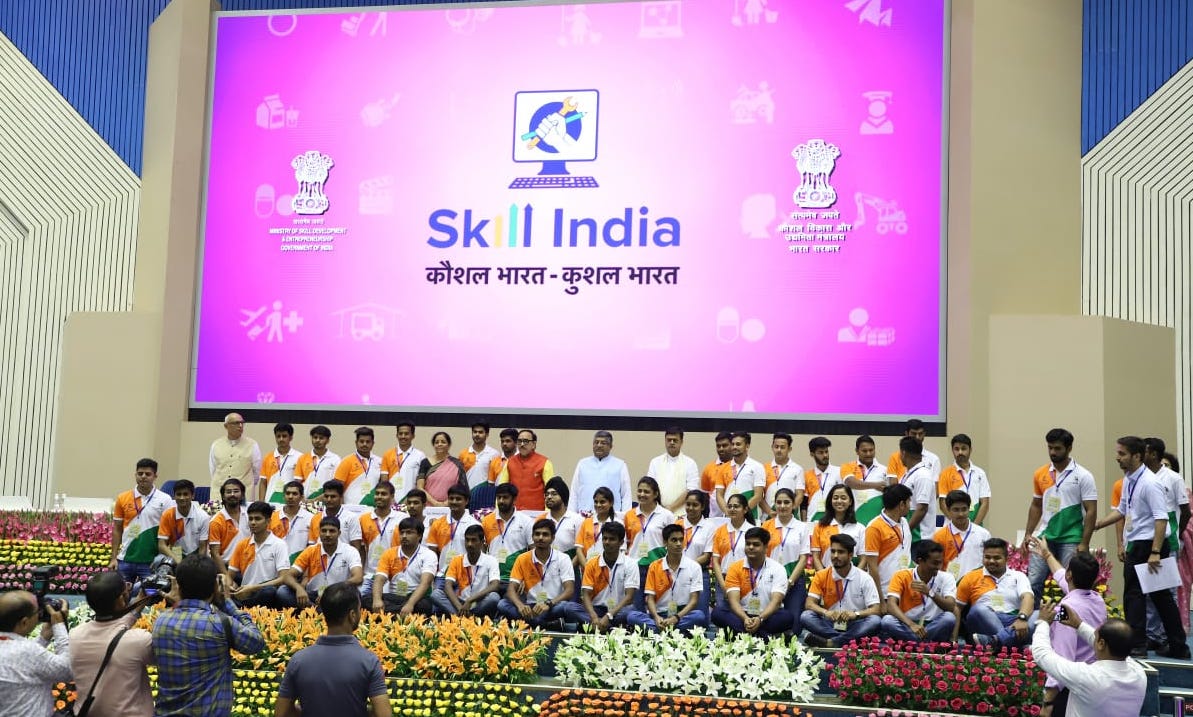 Skill India 4 years celebrations - World Skills Team 