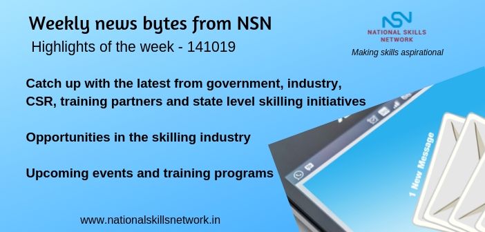 News Bytes on Skill Development and Vocational Training – 141019
