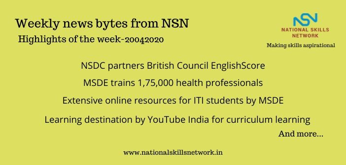 News Bytes on Skill Development and Vocational Training – 20042020