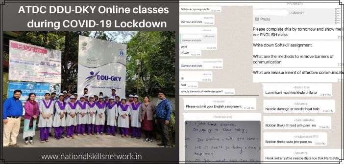 ATDC goes online to deliver DDU-GKY courses during COVID-19 crisis.1