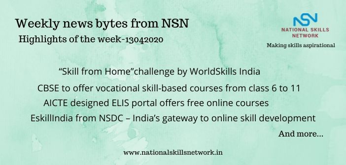News Bytes on Skill Development and Vocational Training – 13042020 (2)