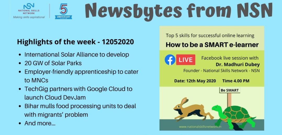 Newsbytes on skill development vocational training 12052020