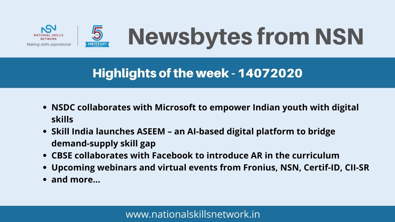 News Bytes on Skill Development