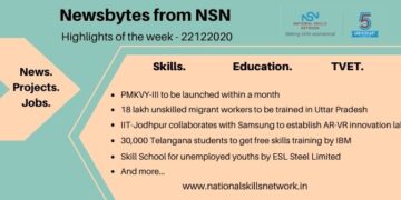 Newsbytes on Skill Development and Vocational Training – 22122020