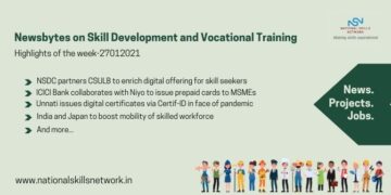 Newsbytes on Skill Development and Vocational Training – 27012021
