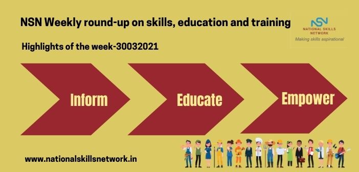 Newsbytes on Skill Development and Vocational Training – 30032021