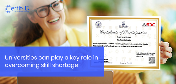 Universities can play a key role in overcoming skill shortages
