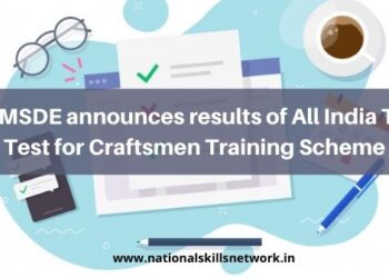 DGT-MSDE announces results of All India Trade Test for Craftsmen Training Scheme