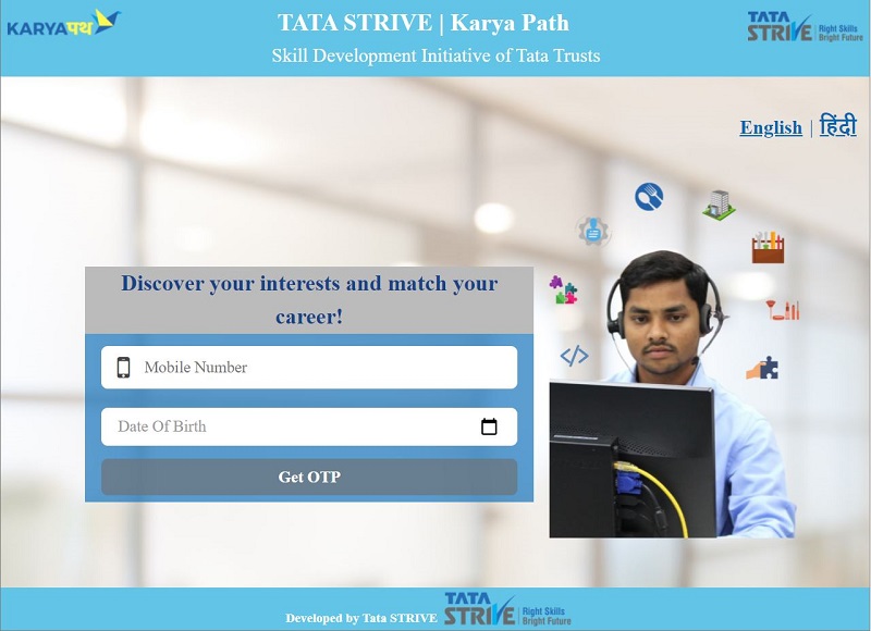 Karya Path – Tata STRIVE’s Self-Assisted Career Counselling Solution