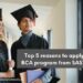 Top 5 reasons to apply for online BCA program from SASTRA University (NAAC A++NIRF Rank24)