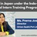 Intern in Japan under the Indo-Japan Technical Intern Training Program (TITP)