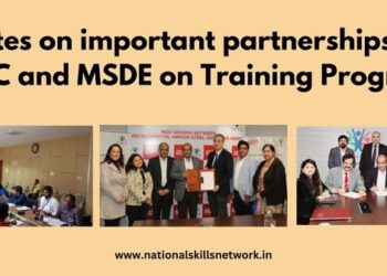 partnerships from NSDC and MSDE