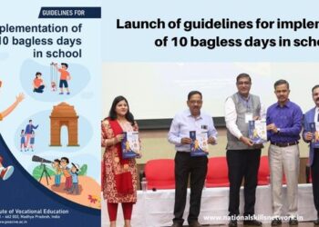 Launch of guidelines for implementation of 10 bagless days in schools (1)