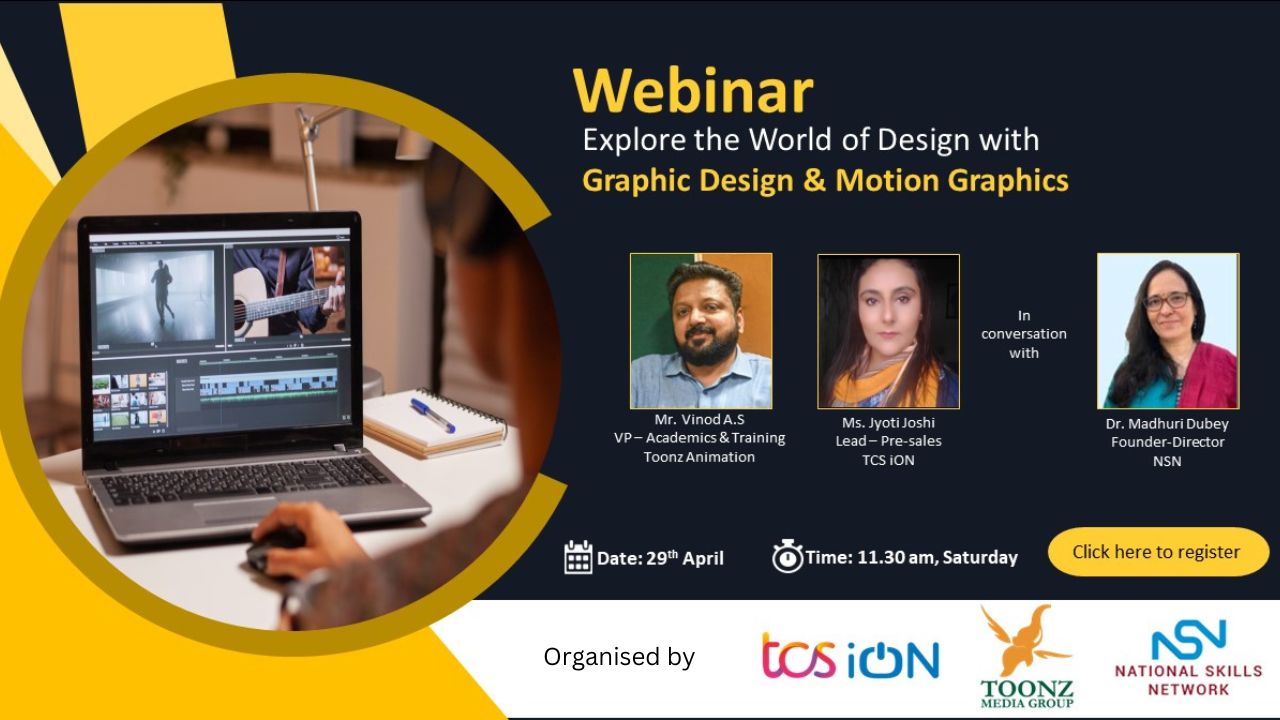 Explore the world of Design with Graphic Design & Motion Graphics