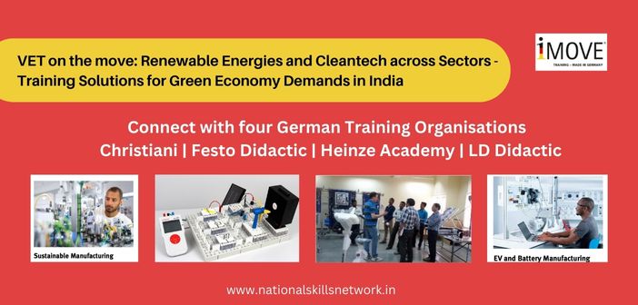 VET on the move Renewable Energies and Cleantech across Sectors - Training Solutions for Green Economy Demands in India