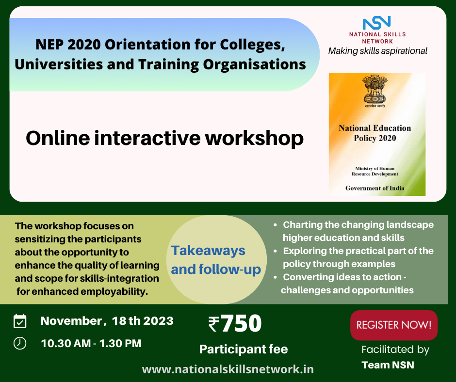 NEP 2020 Orientation Workshop