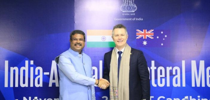 Shri Dharmendra Pradhan co-chairs 1st Australia India Education and Skill Council in Gandhinagar