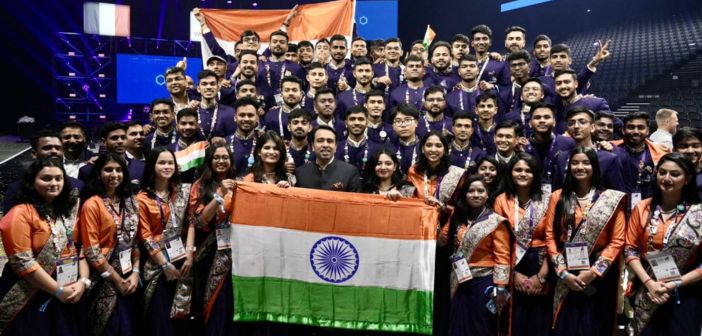 India Secures 16 Medals and Medallions of Excellence at WorldSkills Lyon 2024