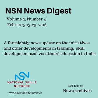 Skill Development News India February 2016