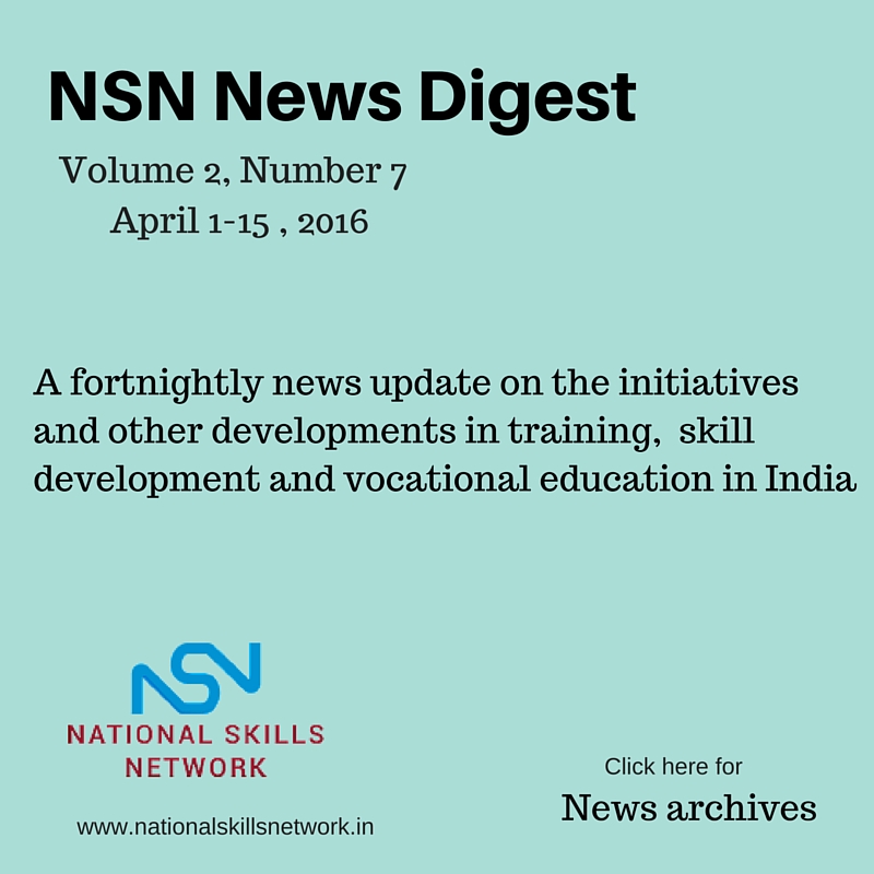 Skill development New India 150416