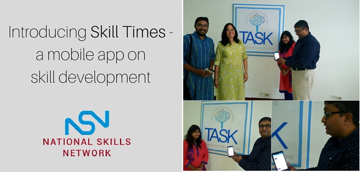 Skill Times mobile app on skill development