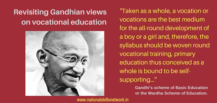 Mahatma Gandhi on craft-centric education