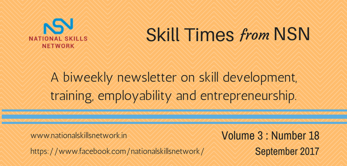 Skill Development news digest 160917