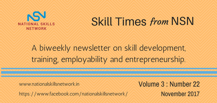 Skill Development News digest 161117