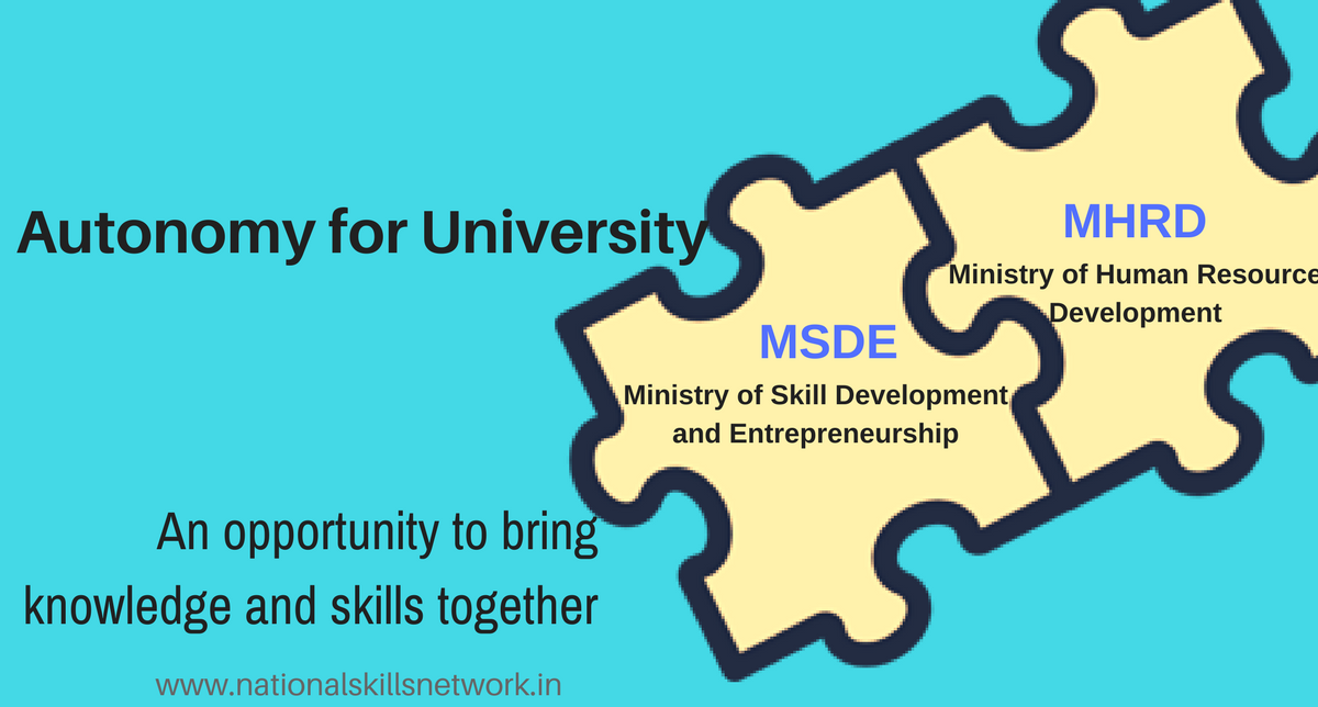 University Autonomy MHRD MSDE