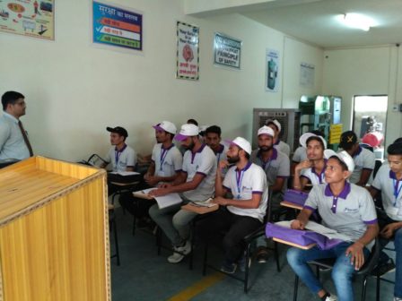 Compression Moulding Operator, classroom session underway, in Ludhiana under the DDU-GKY scheme