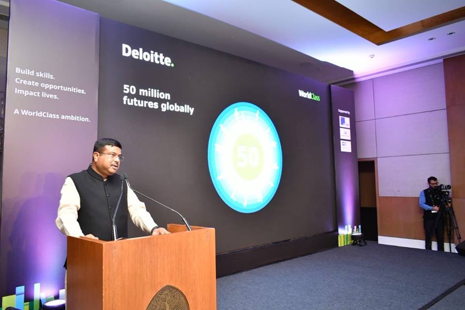 Deloitte World Class India Dharmendra Pradhan