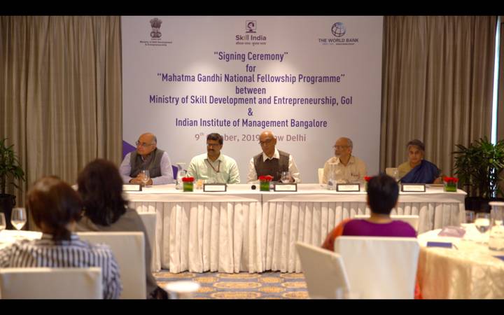 MSDE launches Mahatma Gandhi National Fellowship with IIM Bangalore