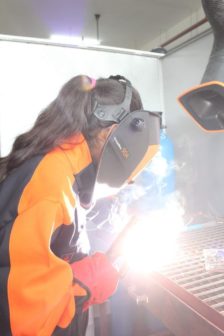 women welders at Kemppi competitions