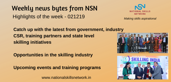 News Bytes on Skill Development and Vocational Training – 021219