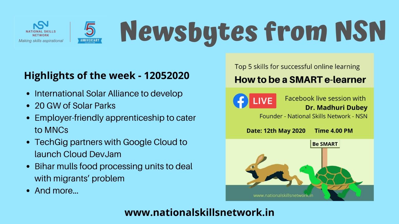 Newsbytes on skill development vocational training 12052020