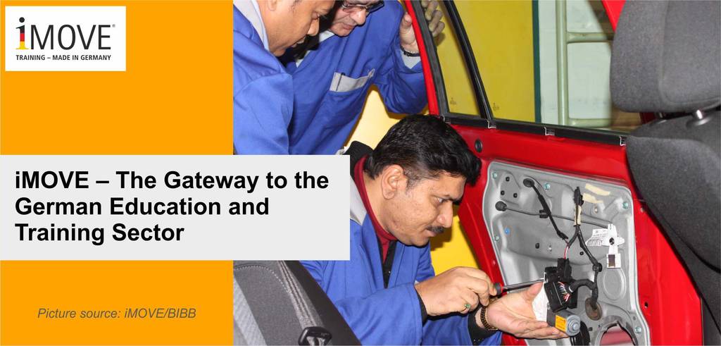 iMOVE – The gateway to the German education and training sector1
