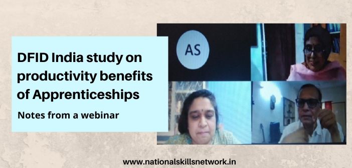 DFID India study on Productivity Benefits of Apprenticeship