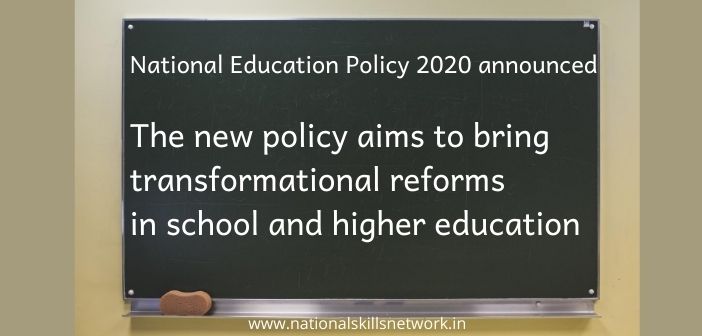 Highlights of the National Education Policy 2020
